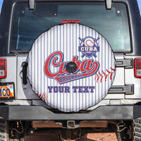 Custom Cuba Baseball Spare Tire Cover Sporty Style - Wonder Print Shop