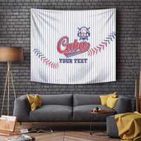 Custom Cuba Baseball Tapestry Sporty Style - Wonder Print Shop