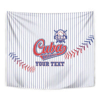 Custom Cuba Baseball Tapestry Sporty Style - Wonder Print Shop