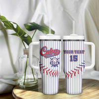 Custom Cuba Baseball Tumbler With Handle Sporty Style - Wonder Print Shop