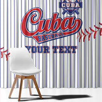 Custom Cuba Baseball Window Curtain Sporty Style - Wonder Print Shop