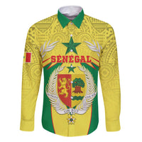 Personalised Senegal Family Matching Summer Maxi Dress and Hawaiian Shirt Coat Of Arms Mix African Pattern - Wonder Print Shop