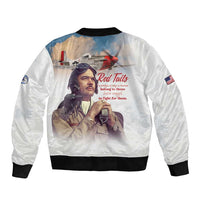 Tuskegee Airmen Red Tails Bomber Jacket Brave Enough to Fight - Wonder Print Shop
