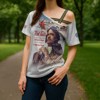 Tuskegee Airmen Red Tails Cross Shoulder Shirt Brave Enough to Fight - Wonder Print Shop