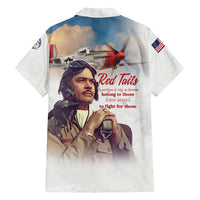 Tuskegee Airmen Red Tails Hawaiian Shirt Brave Enough to Fight - Wonder Print Shop