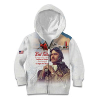 Tuskegee Airmen Red Tails Kid Hoodie Brave Enough to Fight - Wonder Print Shop