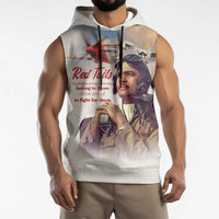 Tuskegee Airmen Red Tails Sleeveless Hoodie Brave Enough to Fight - Wonder Print Shop