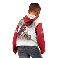 Tuskegee Airmen Red Tails Kid Hoodie Red - Brave Enough to Fight - Wonder Print Shop