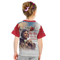 Tuskegee Airmen Red Tails Kid T Shirt Red - Brave Enough to Fight - Wonder Print Shop