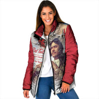 Tuskegee Airmen Red Tails Padded Jacket Red - Brave Enough to Fight - Wonder Print Shop