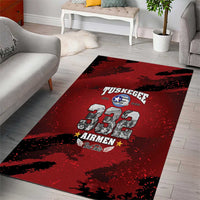 85 Years of Tuskegee Airmen Area Rug 332nd Fighter Group Red Tails - Wonder Print Shop