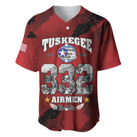 85 Years of Tuskegee Airmen Baseball Jersey 332nd Fighter Group Red Tails - Wonder Print Shop