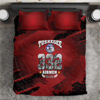 85 Years of Tuskegee Airmen Bedding Set 332nd Fighter Group Red Tails - Wonder Print Shop