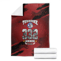 85 Years of Tuskegee Airmen Blanket 332nd Fighter Group Red Tails - Wonder Print Shop
