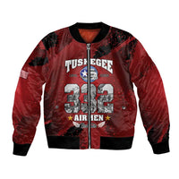 85 Years of Tuskegee Airmen Bomber Jacket 332nd Fighter Group Red Tails - Wonder Print Shop