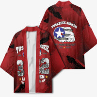 85 Years of Tuskegee Airmen Kimono 332nd Fighter Group Red Tails - Wonder Print Shop