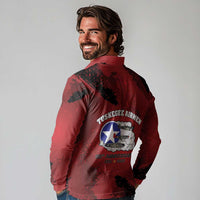 85 Years of Tuskegee Airmen Long Sleeve Polo Shirt 332nd Fighter Group Red Tails - Wonder Print Shop