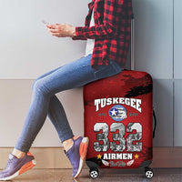 85 Years of Tuskegee Airmen Luggage Cover 332nd Fighter Group Red Tails - Wonder Print Shop