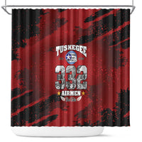 85 Years of Tuskegee Airmen Shower Curtain 332nd Fighter Group Red Tails - Wonder Print Shop