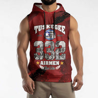 85 Years of Tuskegee Airmen Sleeveless Hoodie 332nd Fighter Group Red Tails - Wonder Print Shop