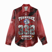 85 Years of Tuskegee Airmen Women Casual Shirt 332nd Fighter Group Red Tails - Wonder Print Shop