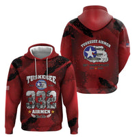 85 Years of Tuskegee Airmen Zip Hoodie 332nd Fighter Group Red Tails - Wonder Print Shop