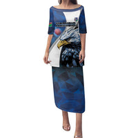 Custom Namibia Cricket Family Matching Puletasi and Hawaiian Shirt Go Champions