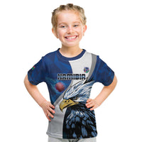 Custom Namibia Cricket Kid T Shirt Go Champions