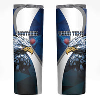 Custom Namibia Cricket Skinny Tumbler Go Champions