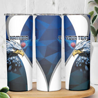 Custom Namibia Cricket Skinny Tumbler Go Champions