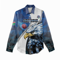 Custom Namibia Cricket Women Casual Shirt Go Champions