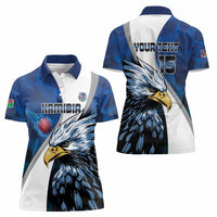 Custom Namibia Cricket Women Polo Shirt Go Champions