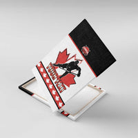 Custom Canada Ice Hockey Canvas Wall Art Go Team Canada