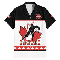 Custom Canada Ice Hockey Family Matching Mermaid Dress and Hawaiian Shirt Go Team Canada