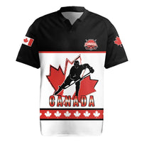 Custom Canada Ice Hockey Rugby Jersey Go Team Canada