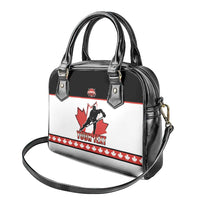 Custom Canada Ice Hockey Shoulder Handbag Go Team Canada