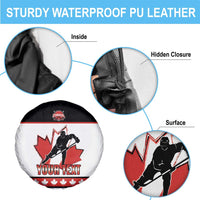 Custom Canada Ice Hockey Spare Tire Cover Go Team Canada