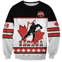 Custom Canada Ice Hockey Sweatshirt Go Team Canada
