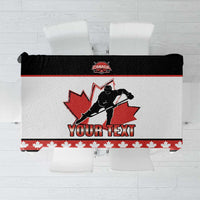 Custom Canada Ice Hockey Tablecloth Go Team Canada