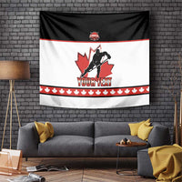 Custom Canada Ice Hockey Tapestry Go Team Canada