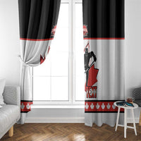 Custom Canada Ice Hockey Window Curtain Go Team Canada