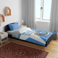 Personalized Somalia 1960 Independence Day Bedding Set Coat Of Arms Islamic Mix African Pattern