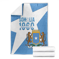 Personalized Somalia 1960 Independence Day Blanket Coat Of Arms Islamic Mix African Pattern