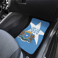 Personalized Somalia 1960 Independence Day Car Mats Coat Of Arms Islamic Mix African Pattern