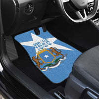 Personalized Somalia 1960 Independence Day Car Mats Coat Of Arms Islamic Mix African Pattern