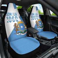 Personalized Somalia 1960 Independence Day Car Seat Cover Coat Of Arms Islamic Mix African Pattern