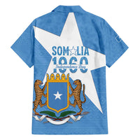 Personalized Somalia 1960 Independence Day Family Matching Long Sleeve Bodycon Dress and Hawaiian Shirt Coat Of Arms Islamic Mix African Pattern