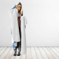 Personalized Somalia 1960 Independence Day Hooded Blanket Coat Of Arms Islamic Mix African Pattern