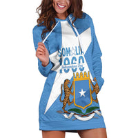 Personalized Somalia 1960 Independence Day Hoodie Dress Coat Of Arms Islamic Mix African Pattern