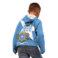 Personalized Somalia 1960 Independence Day Kid Hoodie Coat Of Arms Islamic Mix African Pattern